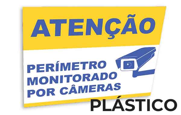 Placa plástica adesivada